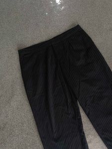Striped Mid Waist Pants