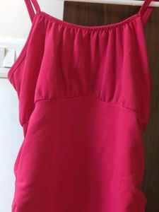 Pink Sleeveless Bodycon Dress