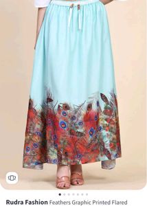 Floral Printed Long Skirt 🦚
