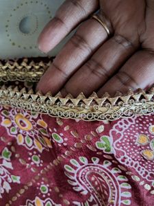 Golden Lace Duppata