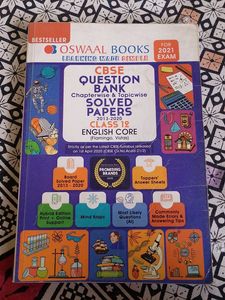 Oswaal Cbse English Core Question Bank Class 12