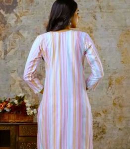 Striped Kurta Set