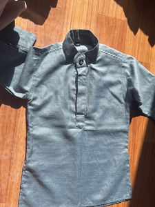 Boy Kurta Pajama Set With Jacket