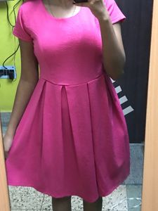 Pink Flare Dress
