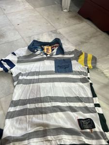 Striped Polo T-Shirt