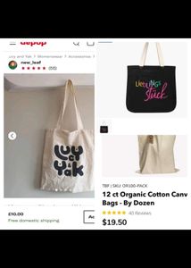 5 Tote Bags_any Random Clr