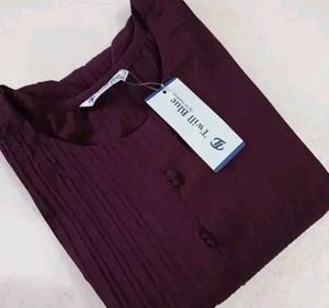 Elegant Maroon Top Papocan Kurthi🎀💫