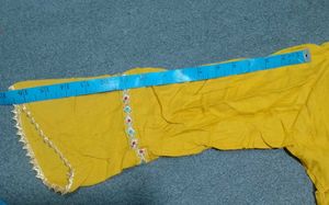 Embroidered Yellow Kurti