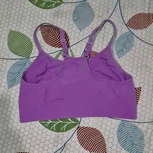 Purple Sports Bra