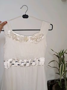 Girls White Fancy Dress