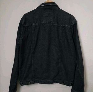 Black Denim Jacket Distressed