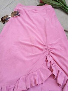 Ruffle Bodycon Skirt For Women