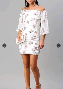 Floral Off-Shoulder Dress