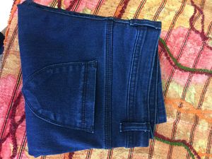 Dark blue jeans