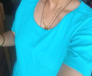 Turquoise Basic Tee