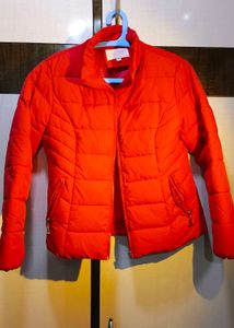 Red Quilted Jacket