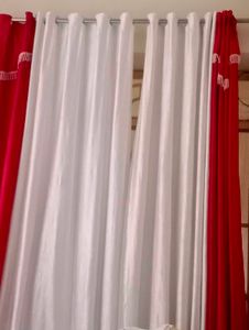 White Curtains Set