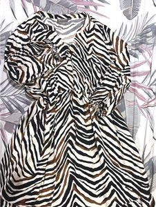 Flowy Tiger Print Dress