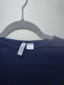 Blue Crop Top H&amp;M