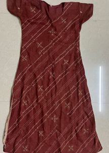 Beautiful Kurti. Size S And M Can Wear.