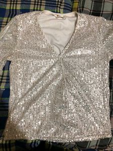 Sequin Top Branded Kotty