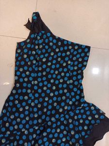 Handmade High Low Polka Dot Dress