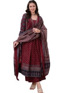 Elegant Black &amp; White Kurta Set