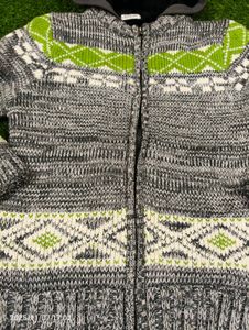 New Fair Isle Zip-Up Hoodie