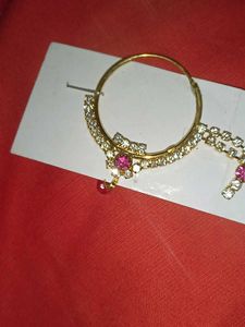 Nose Ring with Chain