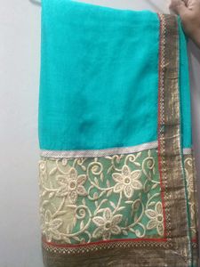 Elegant Blue Saree