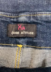 Xpose Super High-waisted Belted Cropped Jeans