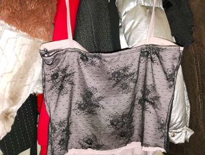 Cute gothic crop top