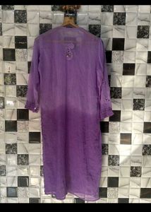 Elegant Purple Kurta Set never worn