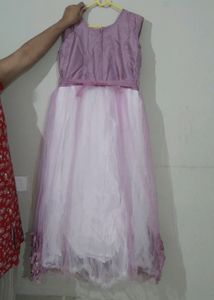 Pink Rose Gown (with sleeves unstitched)