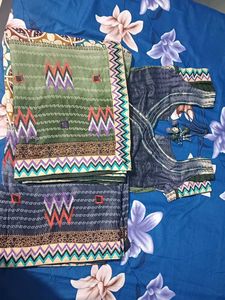 Ethnic Saree with Blouse 31 Inch