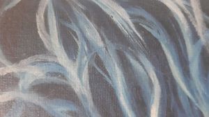 HAND PAINTED - LION on canvas