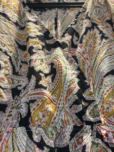 Paisley Print Mini Dress