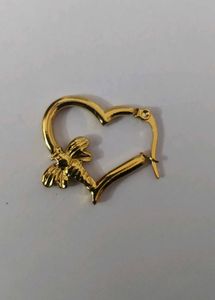 Heart With Bee Hoops