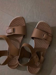 Bata comfit Open Toe Ankle Loop Flats