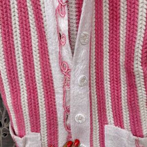 Stylish Striped Knit Cardigan
