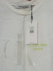 Calvin Klein Jeans White Tee For Women