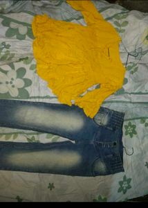 Top And Jeans Combo