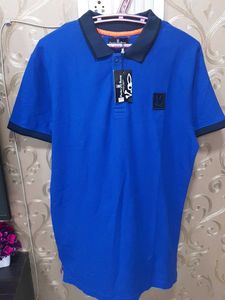 Stylish Blue Polo TShirt