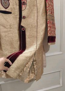 Khaki Sherwani
