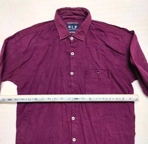 Louis Philippe Solid Shirt | Chest 38