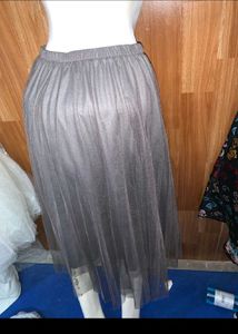 Pleated Pinteresty Formal Grey Skirt
