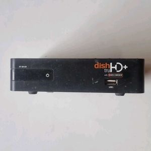 Used Dish TV HD+ Set Top Box and Adaptor
