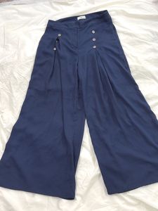 Kazo Navy Blue Palazzo/Trouser