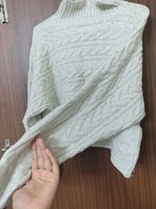 Cable Knit Turtleneck Sweater