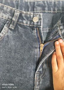 High Rise Cargo Jeans For Women &amp; Girls